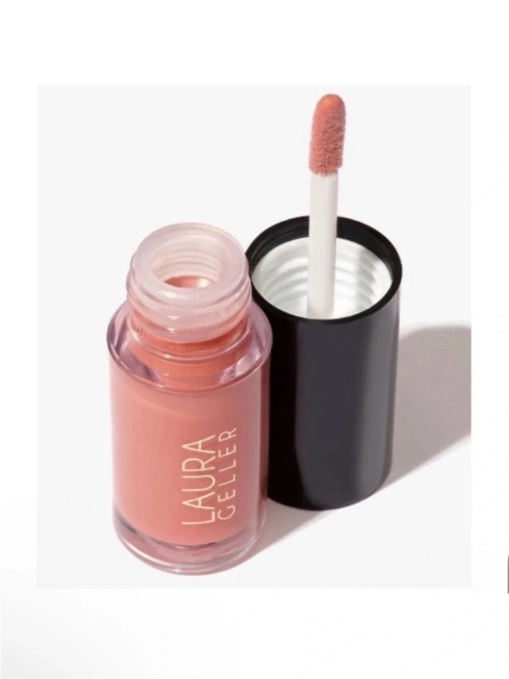 Laura Geller Treat-N-Go Tinted Nonstick Hydrating Lip Oil- Finish Line- NIB